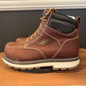 Keen Cincinnati Men’s Brown 90 Degree 6” Waterproof Steel Toe Work Boots 10EE